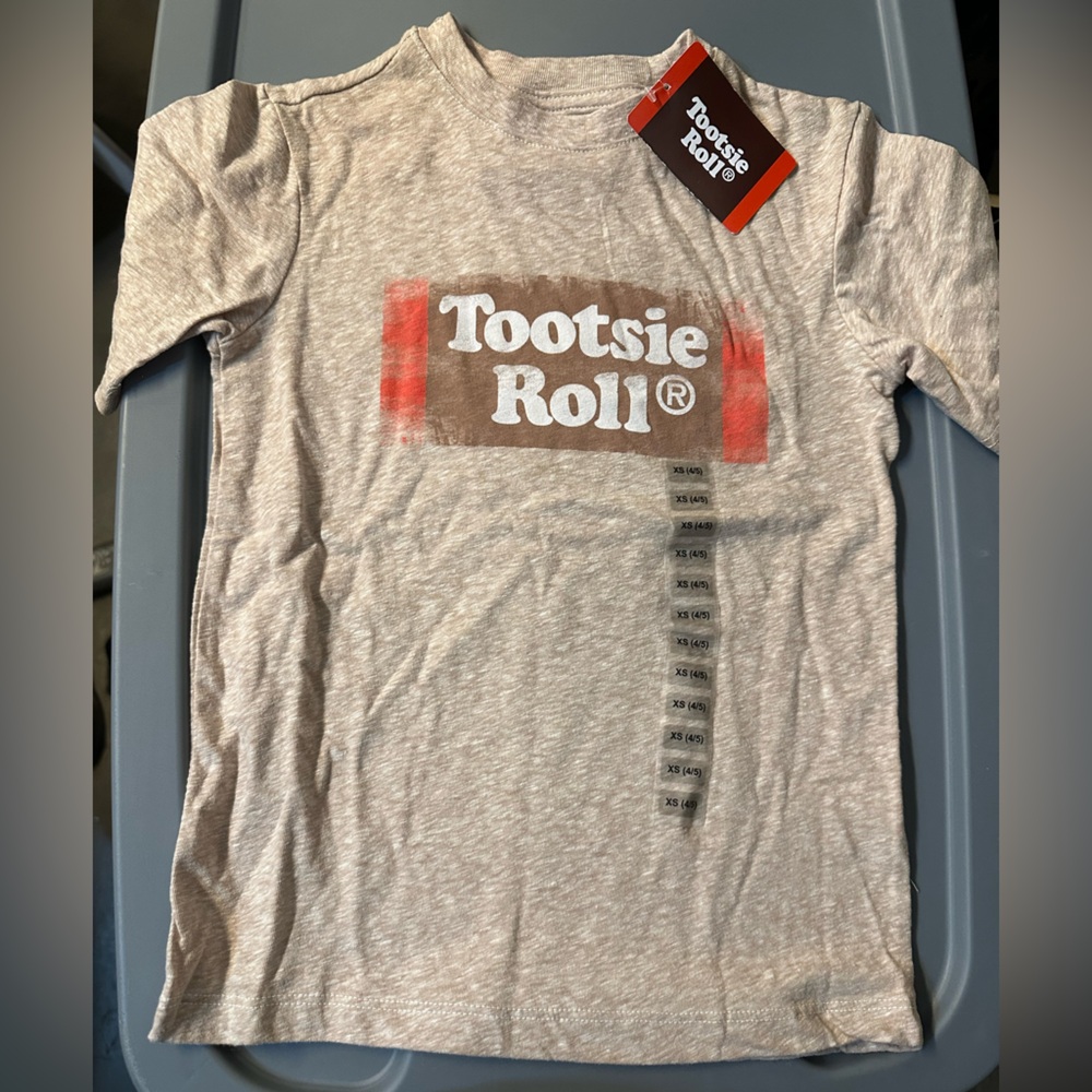 Tootsie Roll Kids Short Sleeve Tee - Light Gray